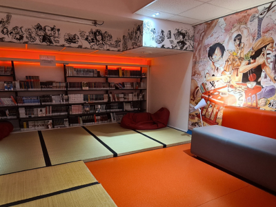 La mangathèque : un espace dédié au 9ᵉ art japonais avec près de 200 collections